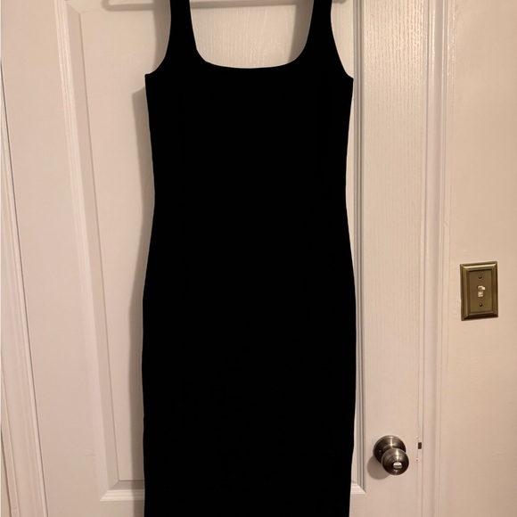 Club Monaco Sleeveless Black Midi Dress *Size XL - Picture 8 of 14